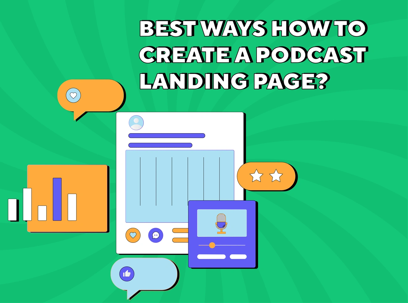 Best ways to create a podcast landing page