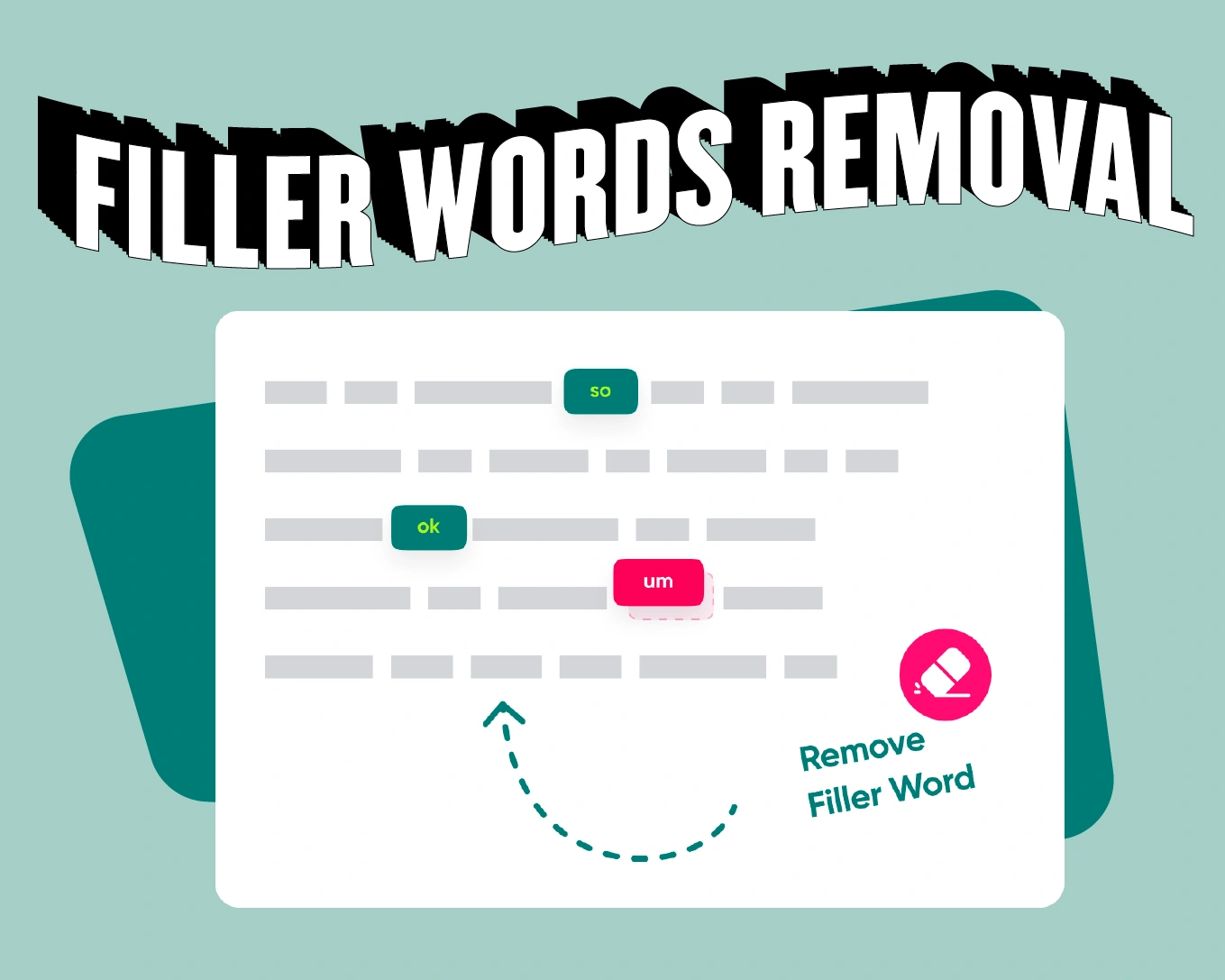 How to get rid of filler words in your audio: Online filler words removal