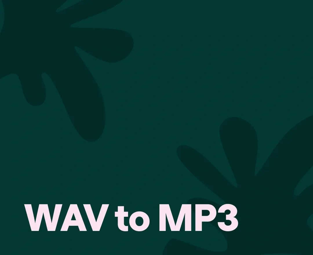 How to convert wav to mp3