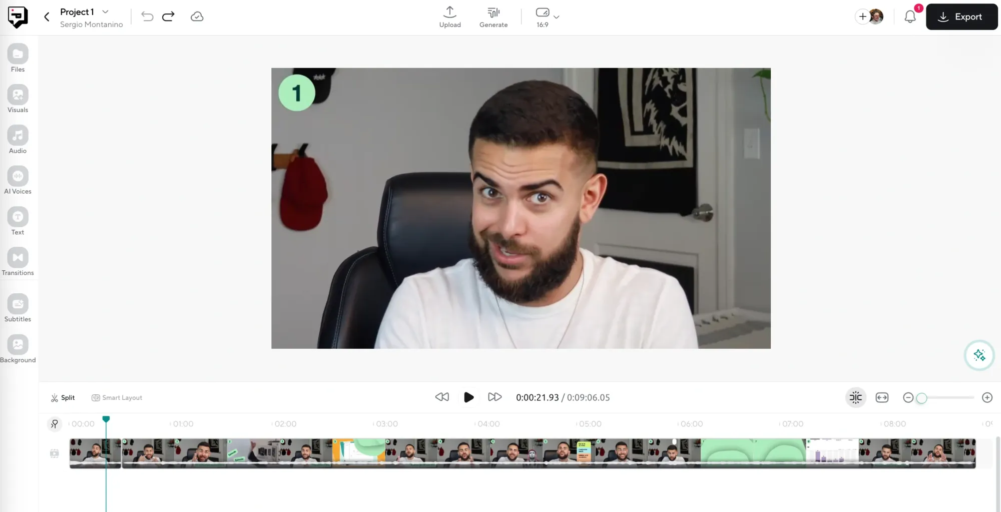 Remove background from a video