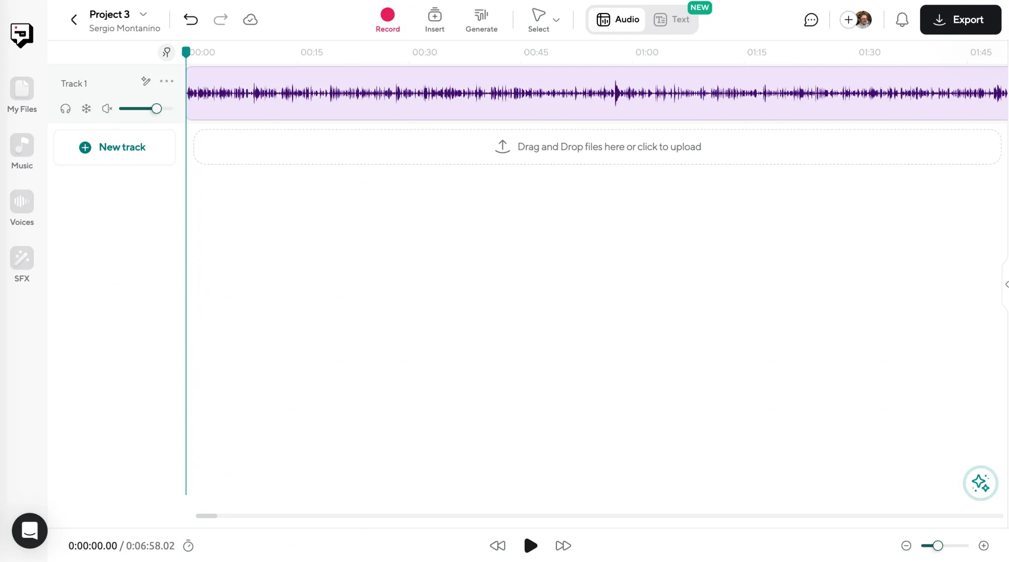 add music to podcast