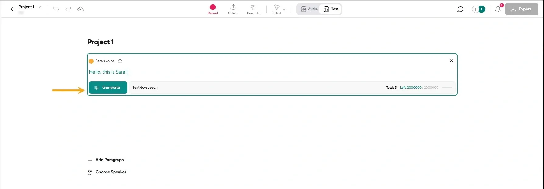 AI voice clone text to speech
