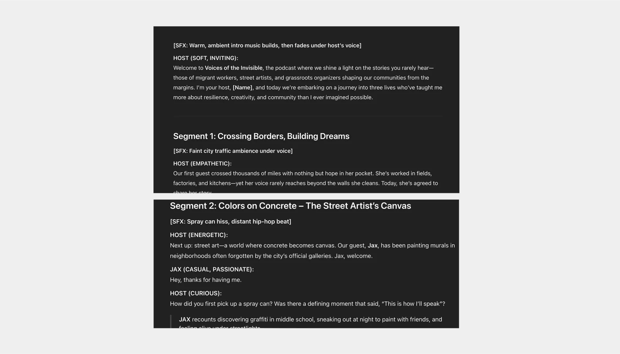 chatgpt for scriptwriting