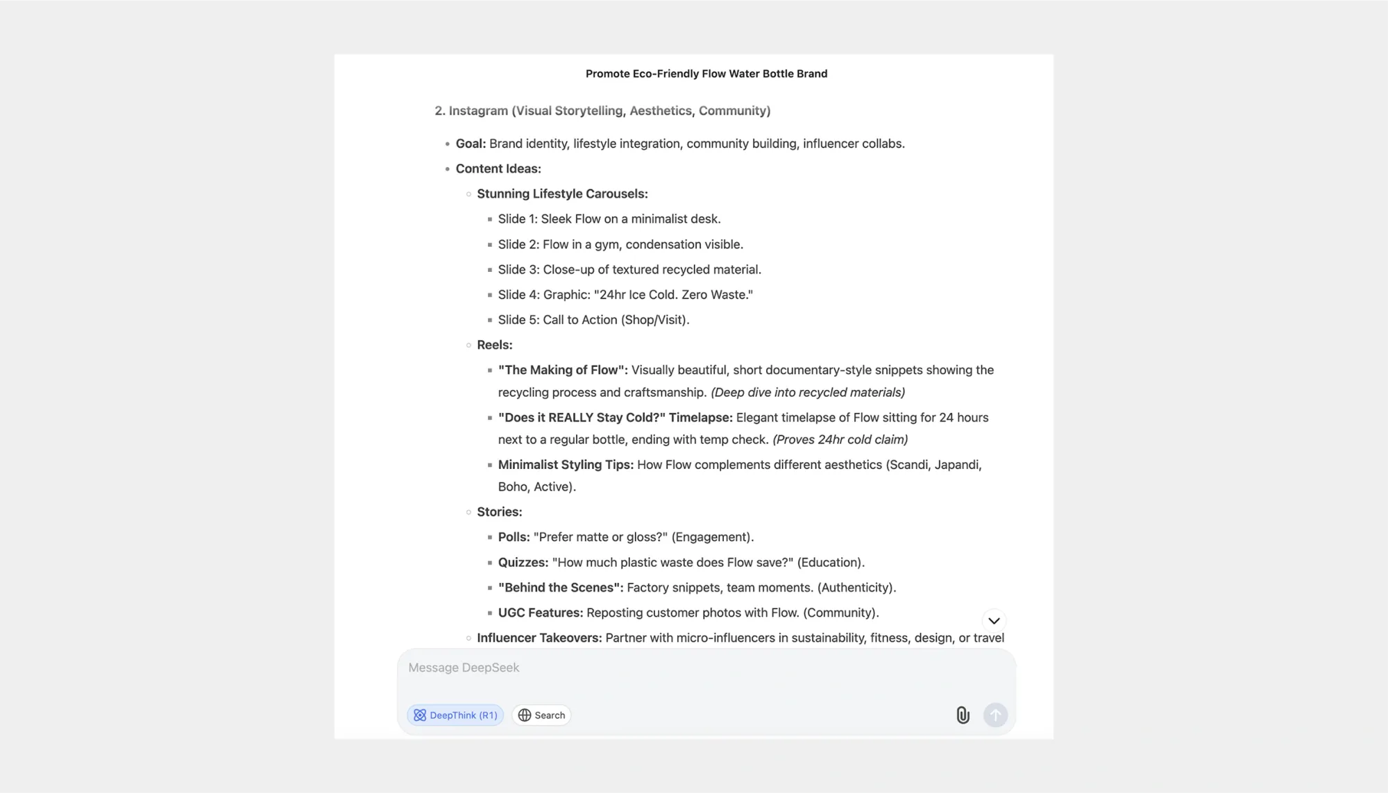 deepseek for social media