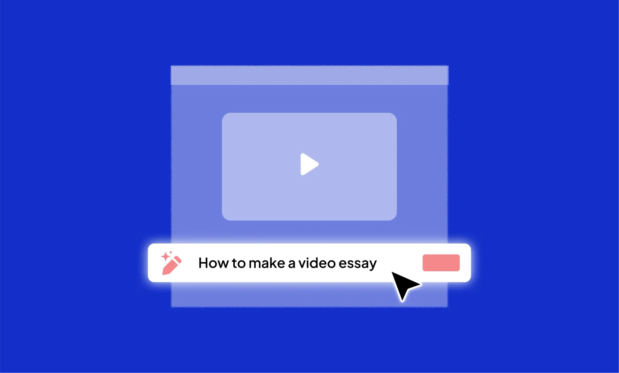 How to make a video essay without crying over edits