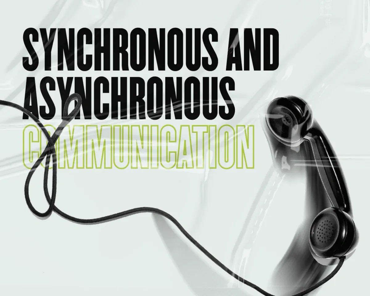 What do synchronous and asynchronous communication mean for your business?