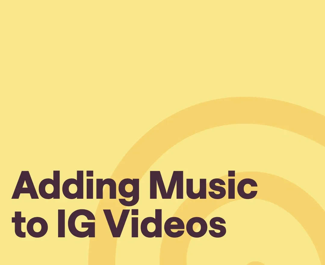 How to add music to instagram post