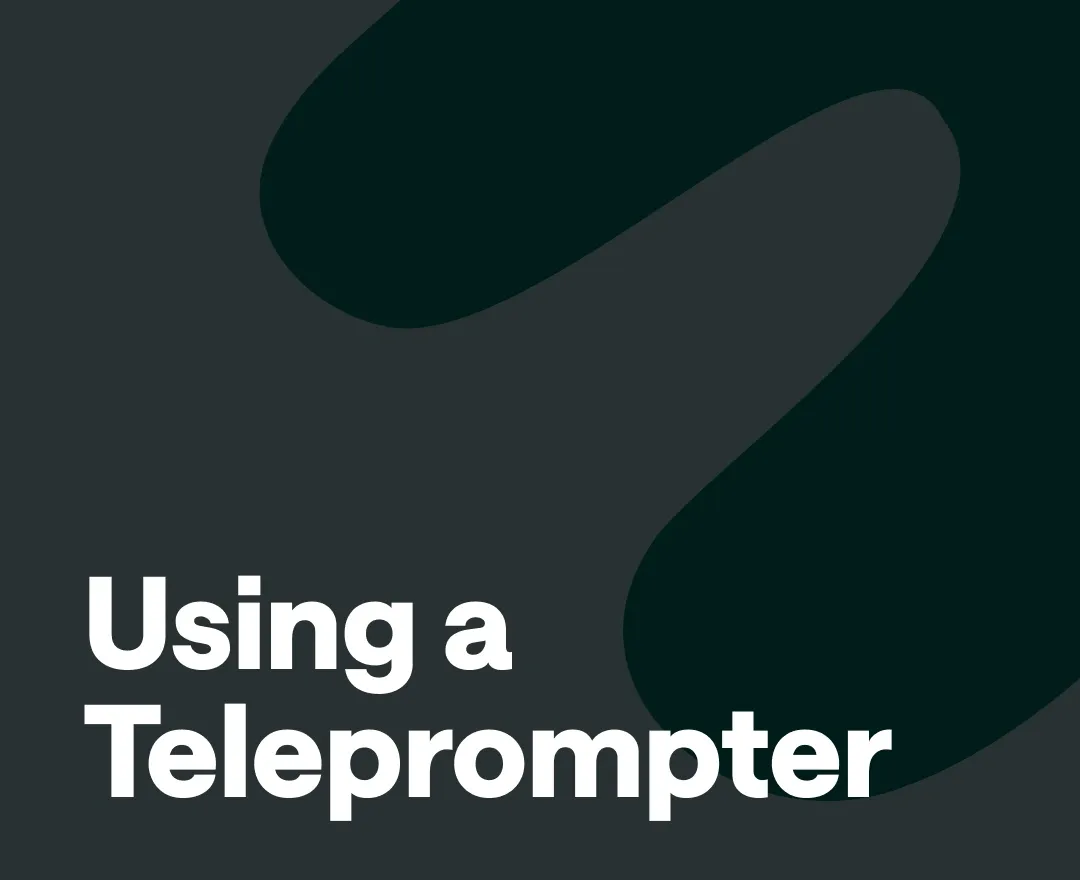 How to Use a Teleprompter