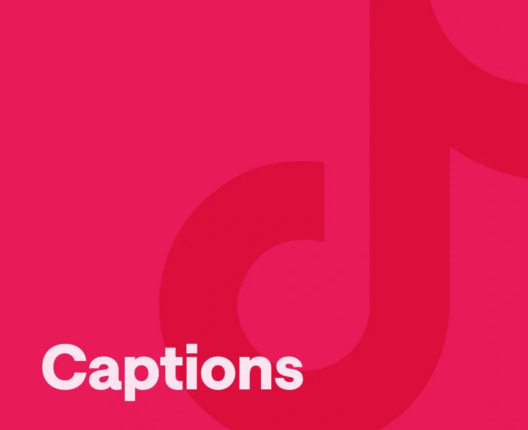 How to add captions on tiktok