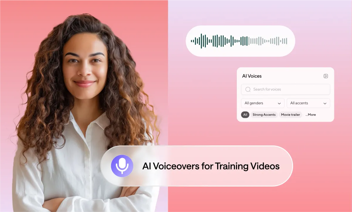 How to use AI voiceovers for training videos