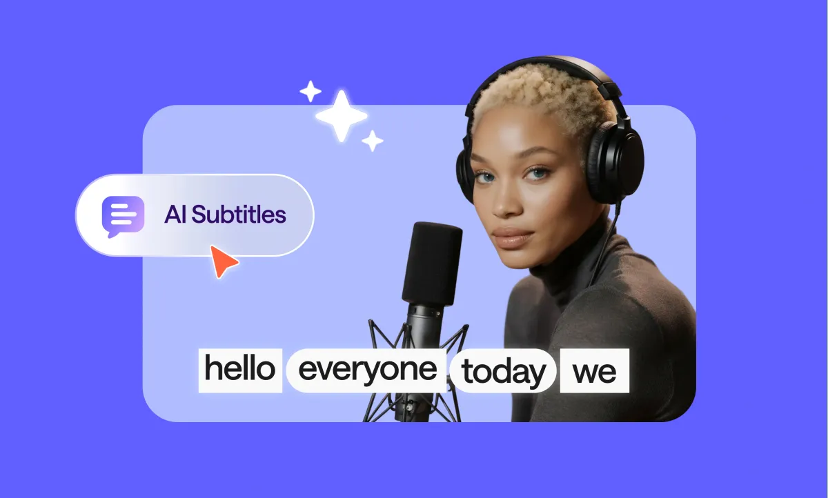 What AI subtitles are and how to use them for your content