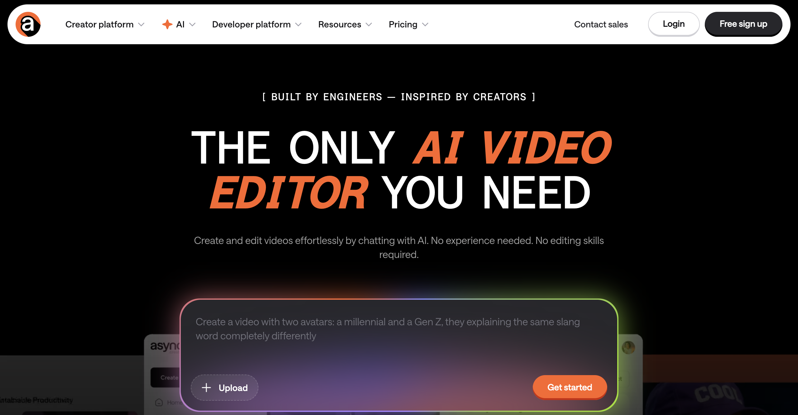 Async Images Top AI tools for generating UGC video content